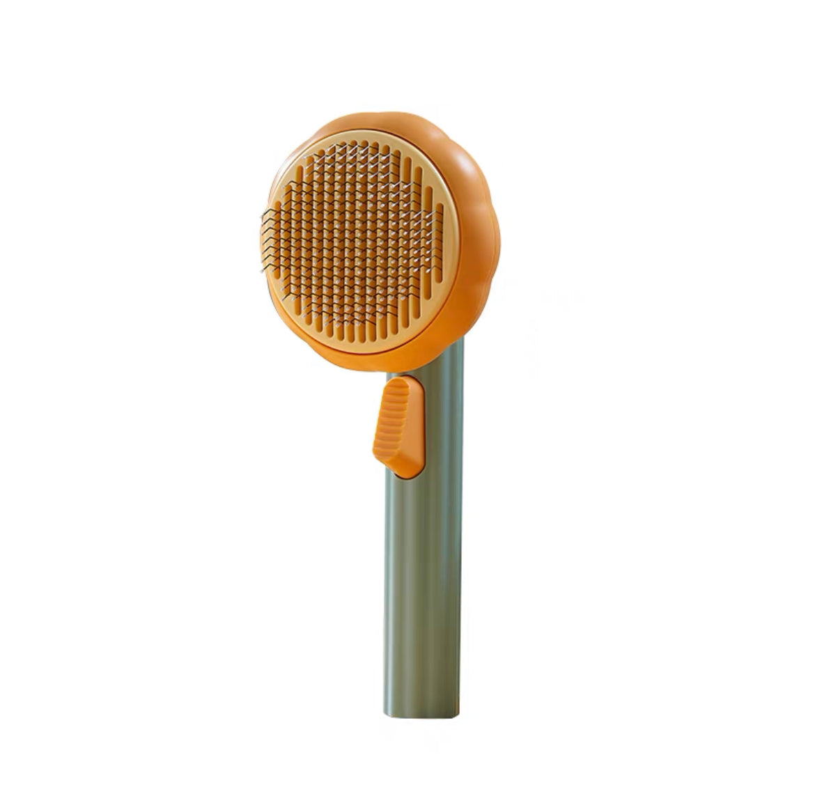 Self-Cleaning Pet Grooming One-Click Hair Brush - Sunflower